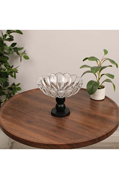 Ginza Glass serving vase with base 14cm