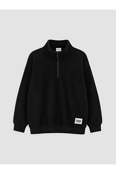 LC Waikiki Esvab • Modern & Distinctive Stand Collar Boys' Fleece Sweatshirt