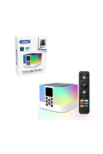 OEM TV Box Και Bluetooth Ηχείο Με Φωτισμό RGB Andowl TV6 Mate