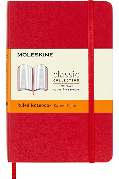 Moleskine دفتر ملاحظات كلاسيكي، غلاف ناعم، جيب (3.5 بوصة × 5.5 بوصة)، منقط، أ...