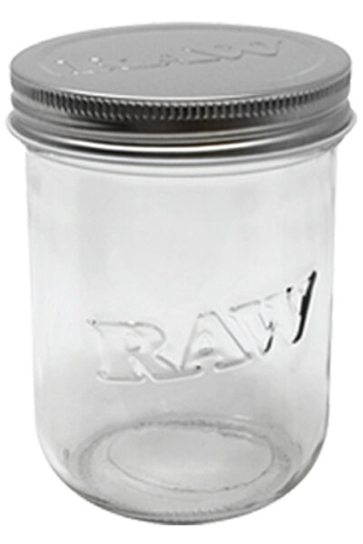 RAW Γυάλινο Βάζο Αδιαπέραστο από Οσμές 475ml (16oz) - Σφραγίζει Αεροστεγώς