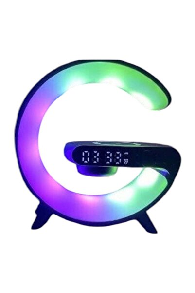 OEM G Ηχείο Επιτραπέζιο Ψηφιακό Ρολόι LED με Ξυπνητήρι & Ασύρματη Φόρτιση Πολ...