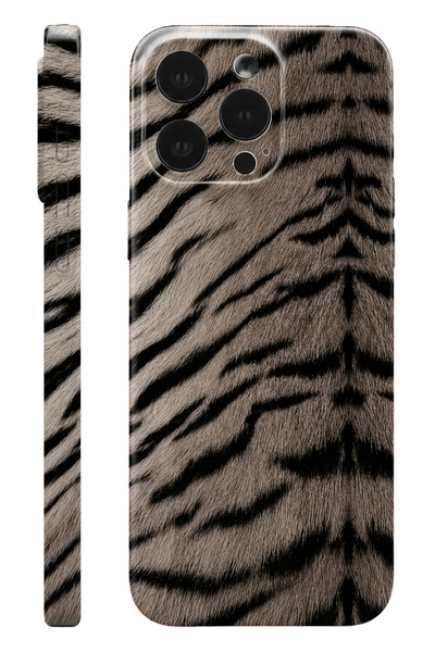 WANNA PROTECT iPhone 15 Pro Max Zebra Fur Protect Slim Parlak Tam Kaplayan Ba...
