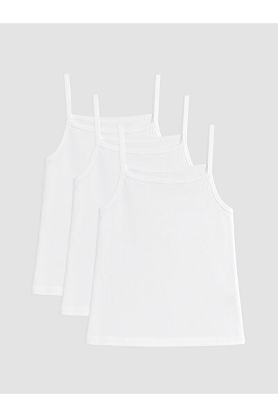 LC Waikiki 3-Piece Square Roba Collar Girls' Undershirt for Style Enthusiasts...