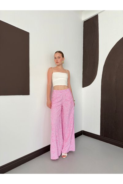 VERYMODA Kabartma Motifli Pantolon | F2156
