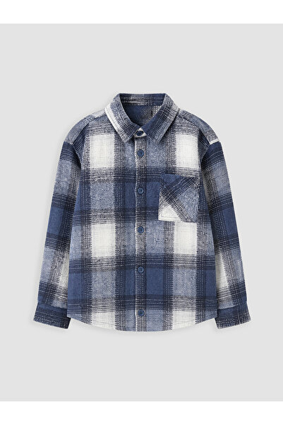 LC Waikiki Esvab • Modern & Distinctive Checkered Embroidered Gabardine Boys'...