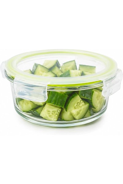 locknlock Fresh Ovensafe Glass Continer Round 930ml