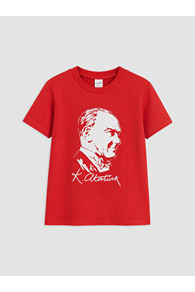 LC Waikiki Ataturk Printed Boy's T-Shirt from Uzg Store for Style Enthusiasts