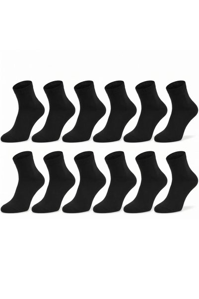 Generic Brand Wak Men's Short Socks 12-Piece Bamboo Socks 39-44 Seamless Toe ...