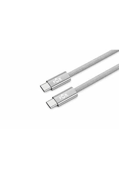 FOX CORE كابل USB C إلى USB C بطول 1 متر، كابل بيانات مزدوج، شحن سريع بقوة 12...