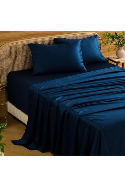 Bedlifes أطقم ملاءات سرير فاخرة فائقة النعومة وقابلة للتنفس، ملاءات حريرية بج...