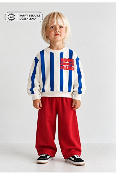 My Kids Wear Jungenanzug aus Baumwolle, gemustertes 2-teiliges Set für Babys ...