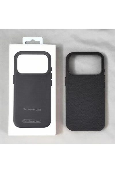 Unipha Husa de protectie Woven TechCraft MagCase pentru Apple iPhone 18 Pro, Negru
