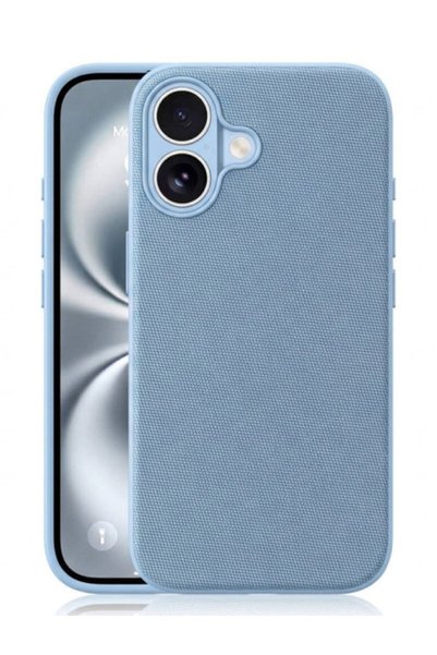 Unipha Плетен защитен калъф TechCraft MagCase за Apple iPhone 17, Светлосин