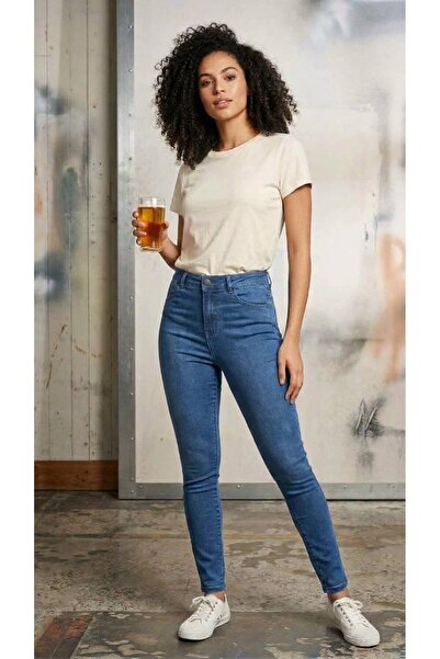 YÜKSEK BEL SLİM FİT JEAN LS89