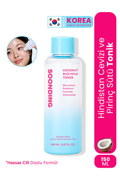 SOONDING Hindistan Cevizi ve Pirinç Sütü Tonik 150 ml Milk Toner