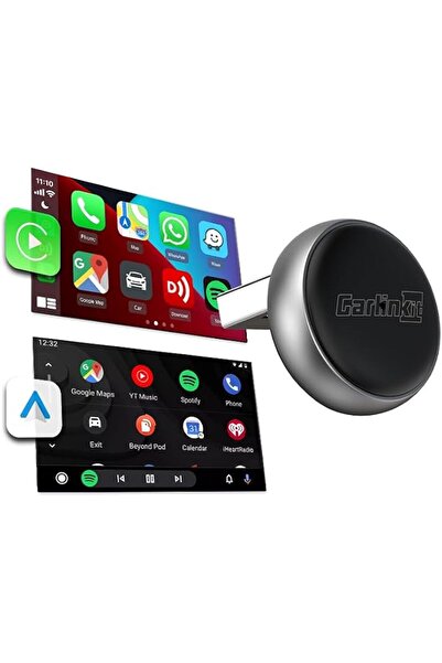 carlinkit محول MINI ULTRA (الجيل الثالث) اللاسلكي لـ CarPlay و Android Auto، ...