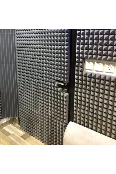 Generic Acoustic Foam Panels – 30 x 30 x 5 cm, Pyramid Soundproof Foam for Studio, Gaming Room & Home Theate