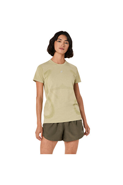 Asics ROAD SEAMLESS SS TOP Kadın Parrot Green/Pure Silver Tshirt 2012D292-300