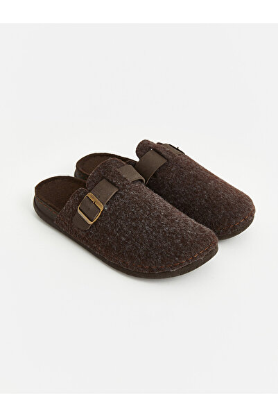 LC Waikiki Felted Men's House Slippers from Uzg Store for Style Enthusiasts