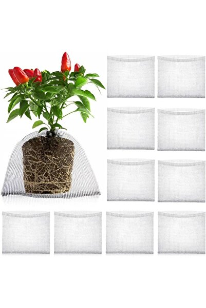 Yelajoy 10Pcs Stainless Steel Root Guard Baskets for Plants, Gopher Proof Wir...