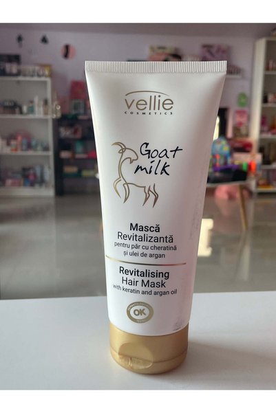 Vellie Cosmetics Mască de păr revitalizantă cu lapte de capră - VELLIE