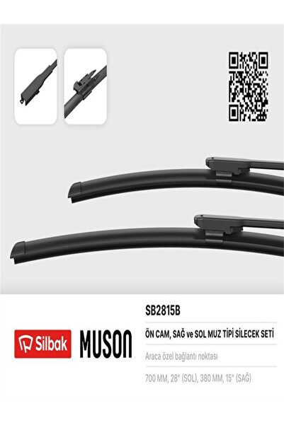 SİLECEK SÜPÜRGESİ MUZ TİPİ 700/380MM COURIER CONNECT 09/2013 SONRASI