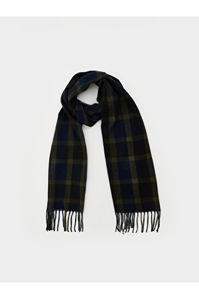LC Waikiki Men's Scarf with Tasseled and Checks