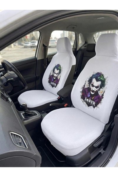 Vemaks Oto Aksesuar beyaz joker baskılı servis kılıfı