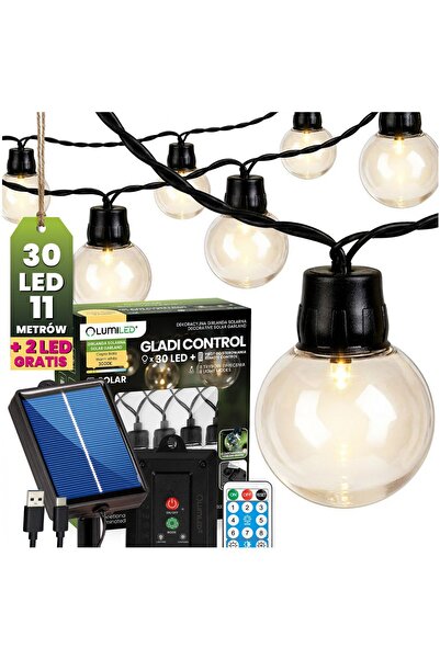 Lumiled Ghirlandă solară de grădină 30 LED-uri Bile decorative 10.6m 2700K Lu...