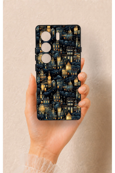 Vip Case Tecno Camon 40 4g Compatible Night Tale Patterned Silicone Case