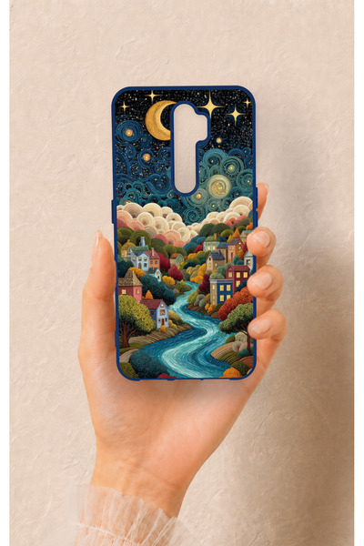 Vip Case Oppo A5 2020 Compatible Night Tale Patterned Silicone Case