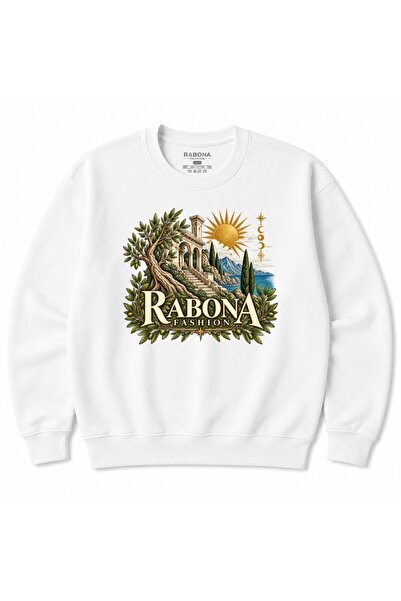 Rabona Fashion Ραμπόνα Μεσογειακή Κληρονομιά Ελιάς και Ήλιος Γραφικό Φούτερ