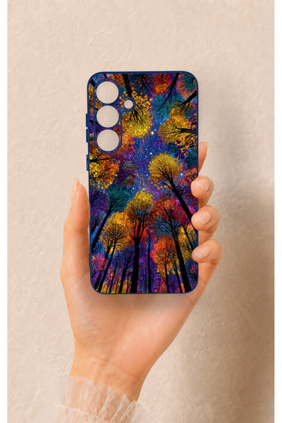 Vip Case Samsung S25 Plus Compatible Colorful Sky Pattern Silicone Case