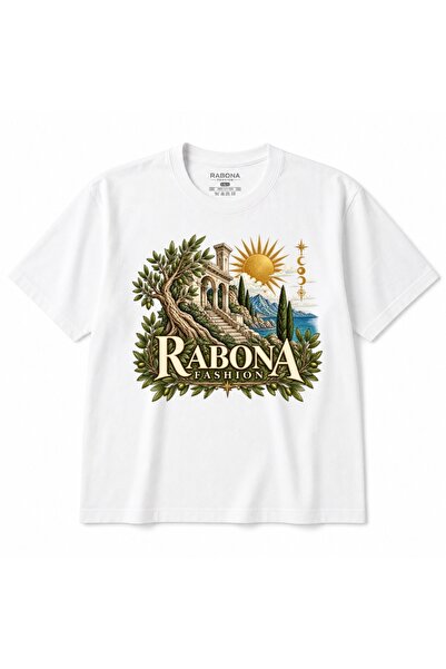 Rabona Fashion Rabona Mediterranean Heritage Olive & Sun Graphic T-Shirt