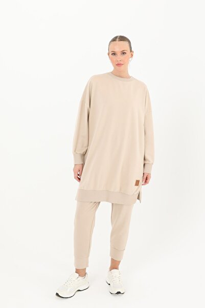 Puane Women's Basic Tunic 30644 Beige