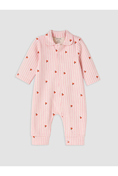 LC Waikiki Girls' overalls with Shirt Collar