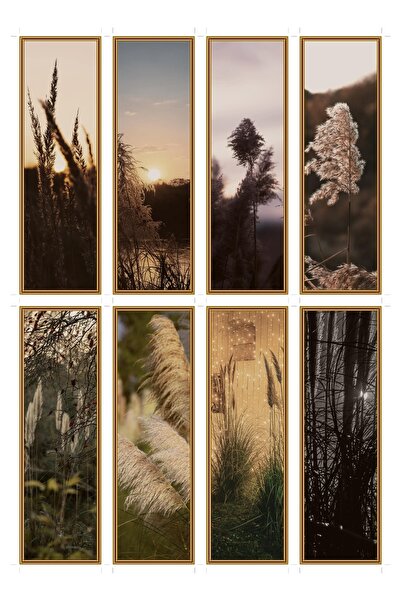 OEM Set 8 Semne de Carte Seri de Pampas, Design Elegant, Carton Premium, Acce...