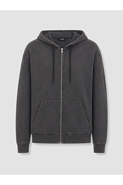 LC Waikiki Men's zippered Hooded hoodie