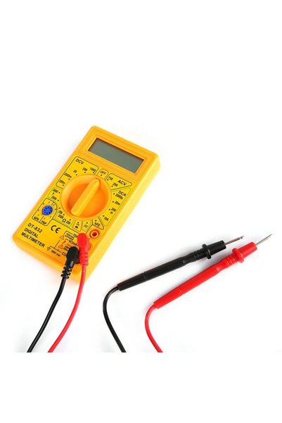 ABACA Digital Multimeter (Measuring Tool) (Diode-Leakage Meter) (with Audible Alarm) (125*70 mm) 10 a Dt-832