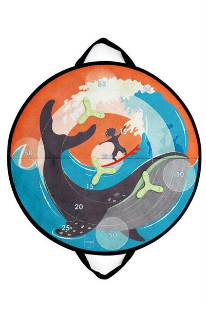 Scratch Disker Game Surfer, Magnetic Disc Throwing Target Game, 60 cm Board w...