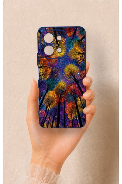 Vip Case Vivo Y28 Compatible Colorful Sky Pattern Silicone Case