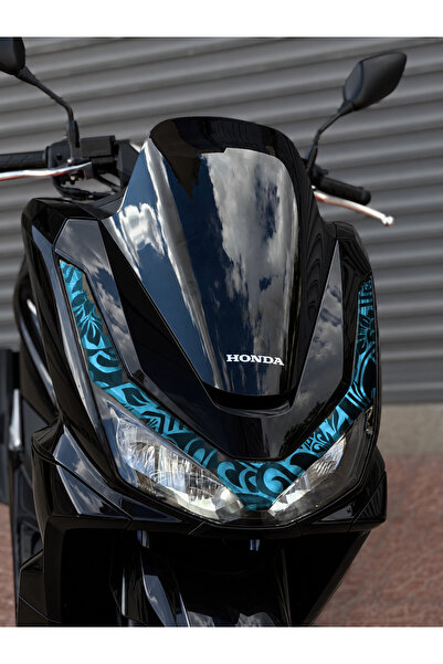 Banxtre Honda PCX Deluxe için Yaprak Desenli Dövme Far Filmi Far Tasarım Stic...