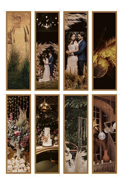 OEM Set 8 semne de carte nopti pampas, design elegant, carton premium
