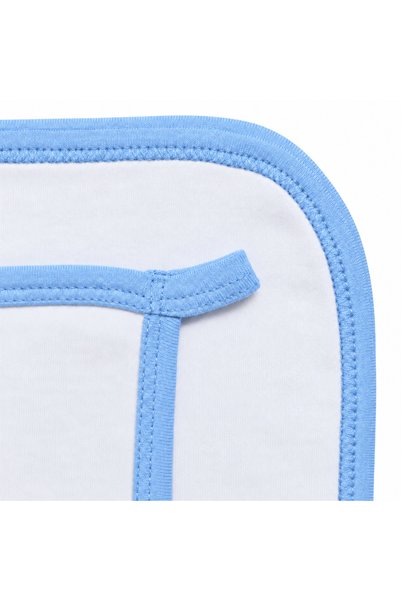 FYB Panel Patterned Baby Blanket Double Layer Interlock 100% Cotton 85X85 cm