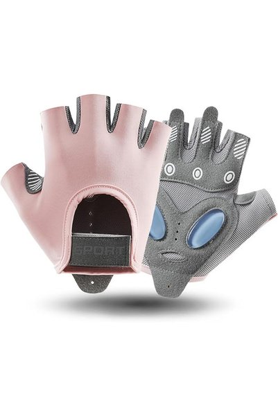 Yelajoy Workout Gloves Women Gym Gloves Fingerless Gloves for Weightlifting L...
