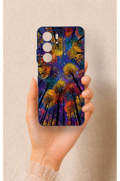 Vip Case Realme C75 Compatible Colorful Sky Pattern Silicone Case
