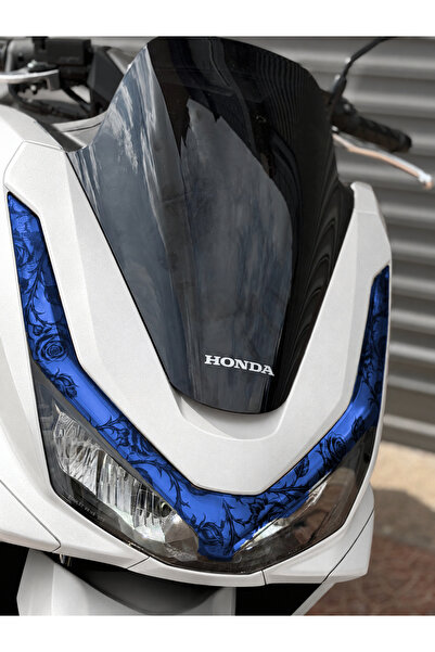 Banxtre Honda PCX Deluxe Sarmaşık Gül Desenli Far Filmi Far Tasarım Sticker (...