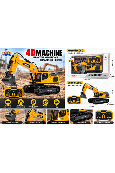 4D MACHINE UZAKTAN KUMANDALI BUHARLI METAL KEPÇE