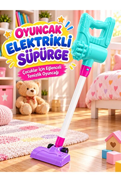 a v d a Oyuncak Dikey Süpürge 50 cm – Basit Dikey Süpürge Oyuncağı – Çocuklar...